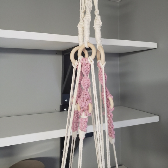 Handmade Macrame Plant Hanger - Picture 4 of 5
